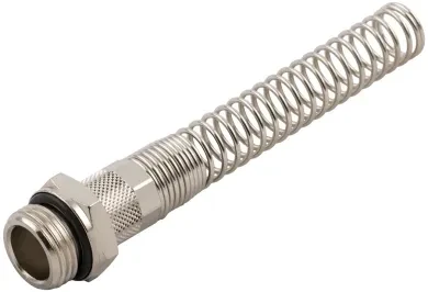 Racor Roscado Recto Cilindrico con O-Ring + Tuerca con Resorte