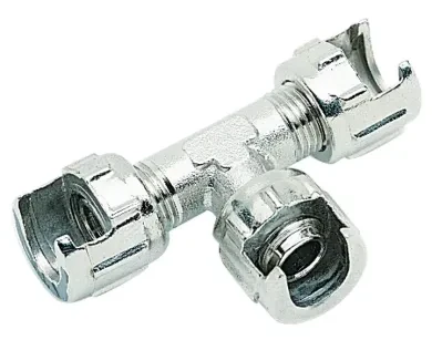 Racor Union Bayoneta T con Tuerca