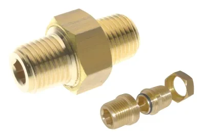 Conexión Roscada Niple Cónico Orientable (3 Piezas)