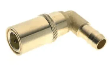 Enchufe Rapido Sin Obturador con Portagoma 90°