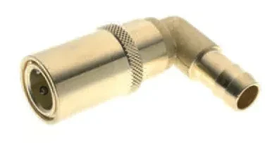 Enchufe Rapido Sin Obturador con Portagoma 90°