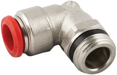 Racor Roscado en L Orientable Macho Cónico “Universal Short”