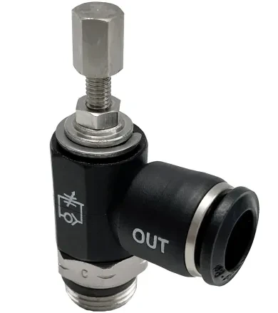 Reg. Caudal Unidireccional Orientable P/Cil “Universal Short”, Manual