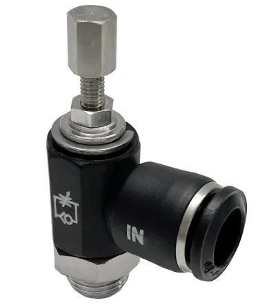 Reg. Caudal Unidireccional Orientable P/Val Rosca Cilíndrica, Manual