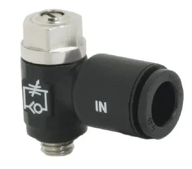 Reg. Caudal Unidireccional Orientable P/Val, Destornillador
