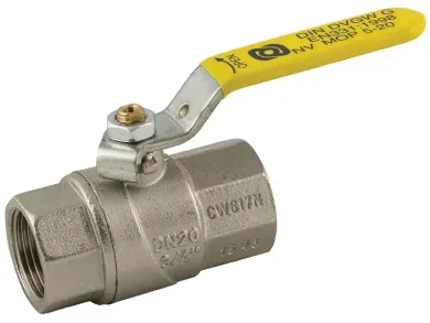 Válvula Esfera para Gas Hembra Rp ISO7- Hembra Rp ISO7